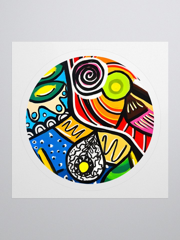 Mind Games Artwork Vinyl Stickers (3" x 3") product image (1)