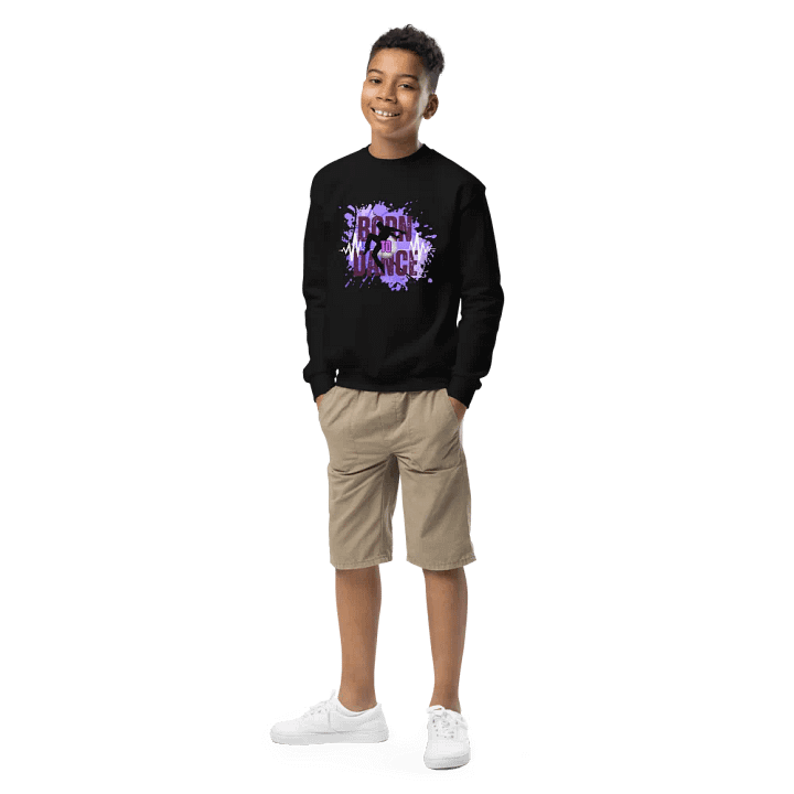 Born to Dance His Silhouette Youth Sweatshirt product image (2)