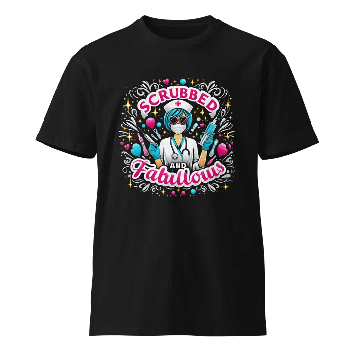 Fabulous Nurse Illustrated Premium T-Shirt product image (1)