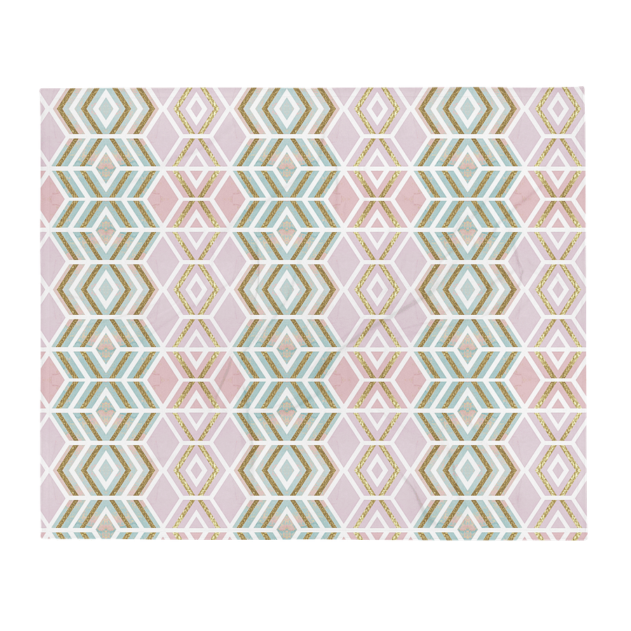 FESTIVE DIAMOND THROW BLANKET product image (1)
