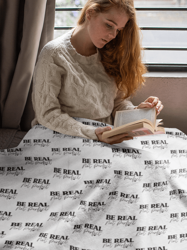 Be Real Not Perfect Blanket product image (1)