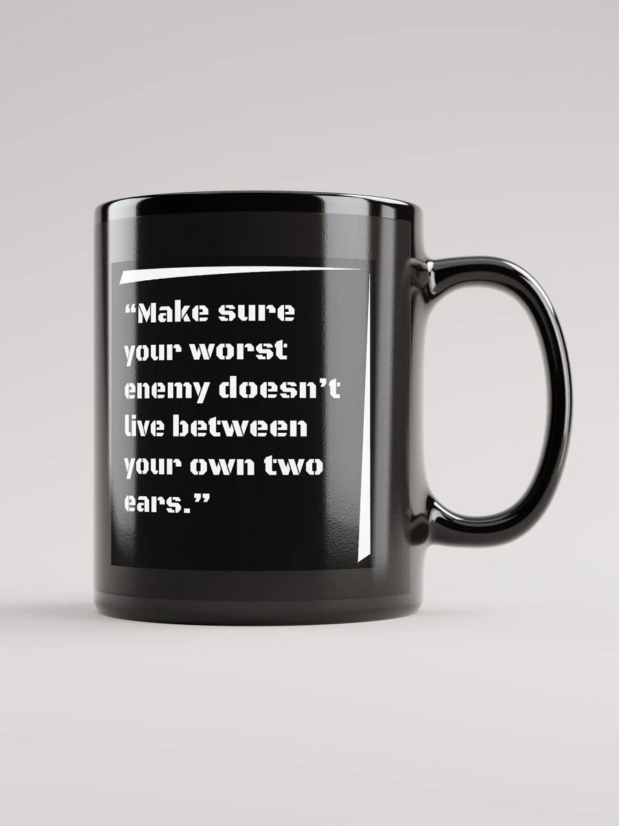 Black Glossy Mug product image (2)