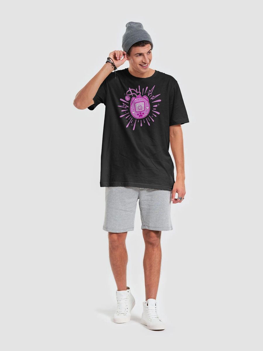 Lovely Digital Meow // T-Shirt - Pink - Dark Mode product image (6)