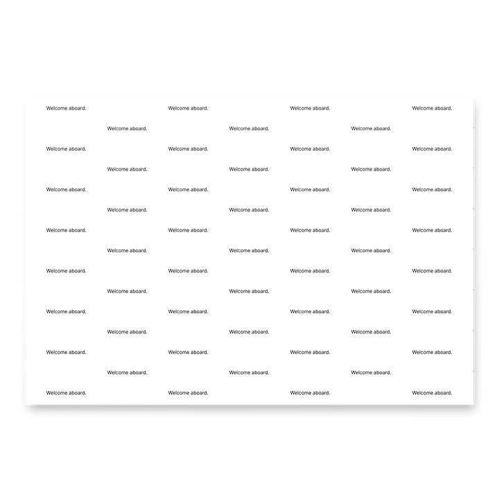 Customizable Matte Wrapping Paper Set - Welcome aboard product image (2)