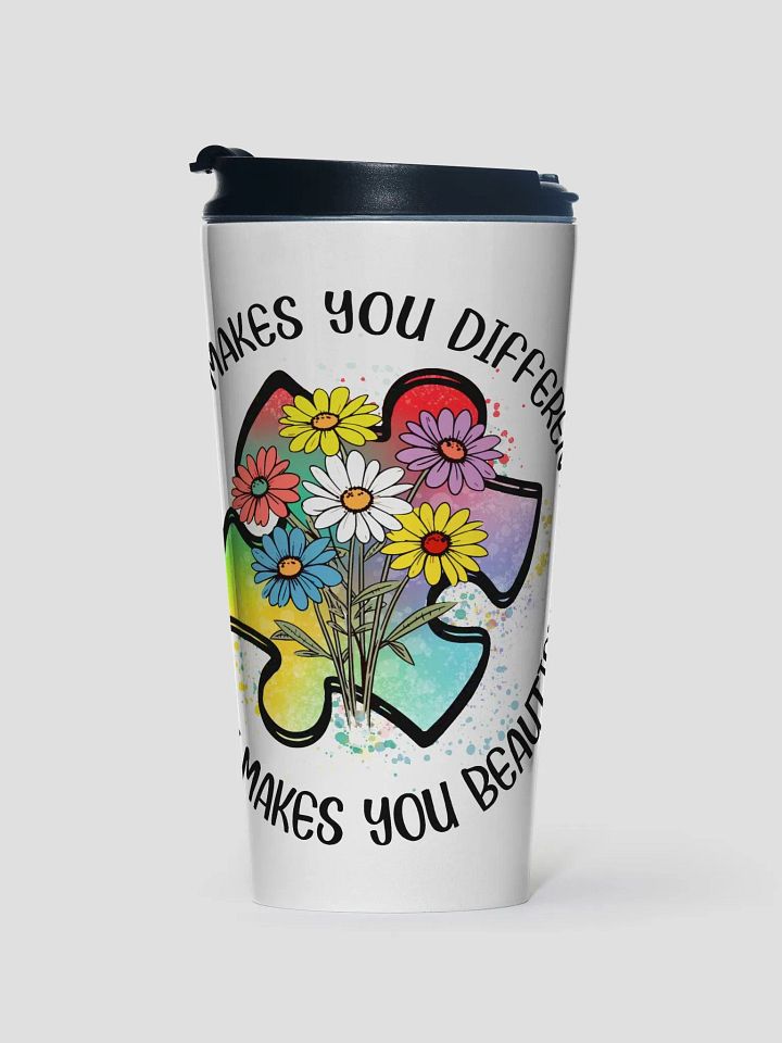 Cheerful Blooms Stainless Steel Travel Tumbler product image (1)