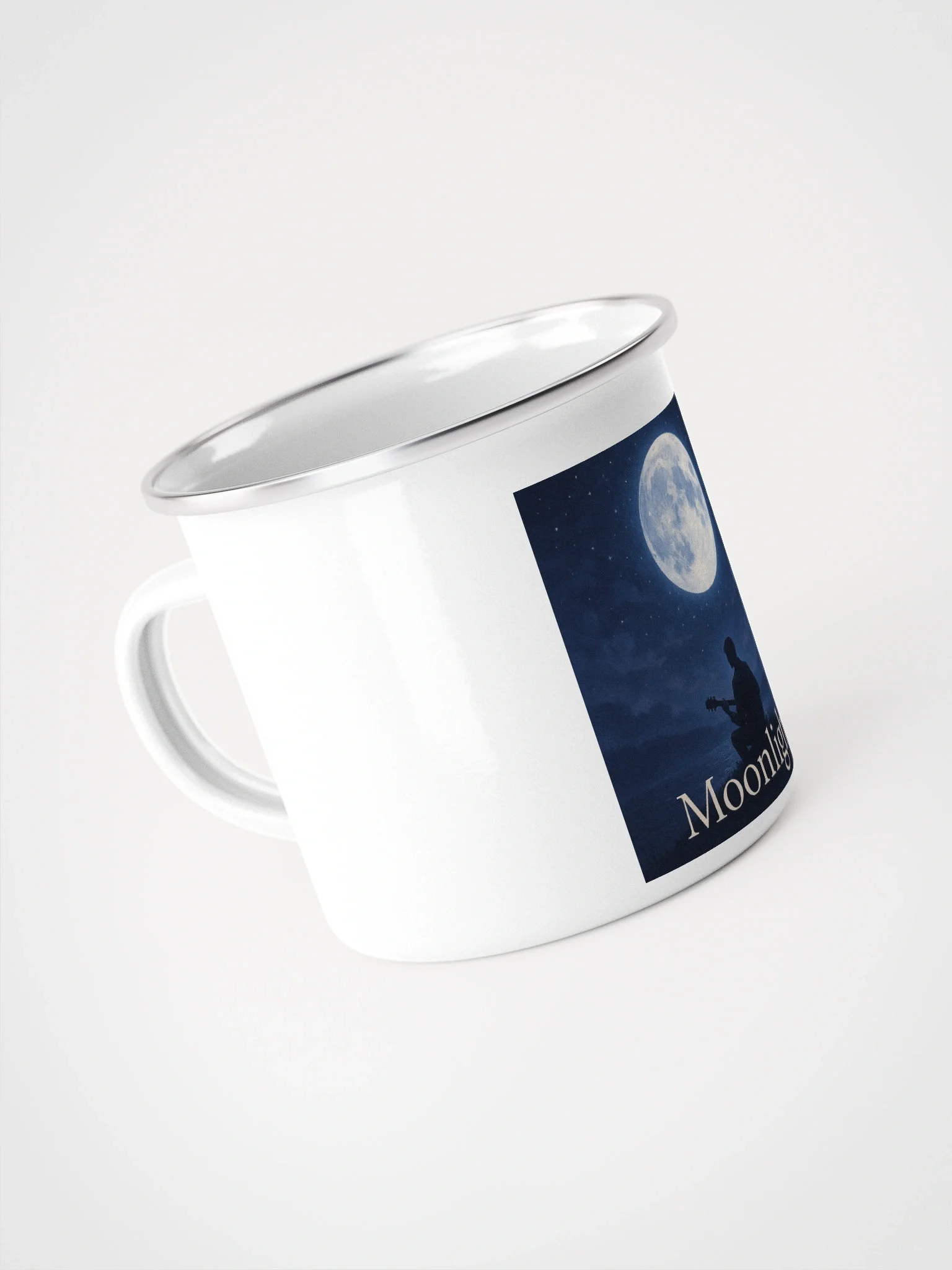 Moonlight Album Cover Logo Enamel Mug - Show Your Support - Drinkware product image (4)