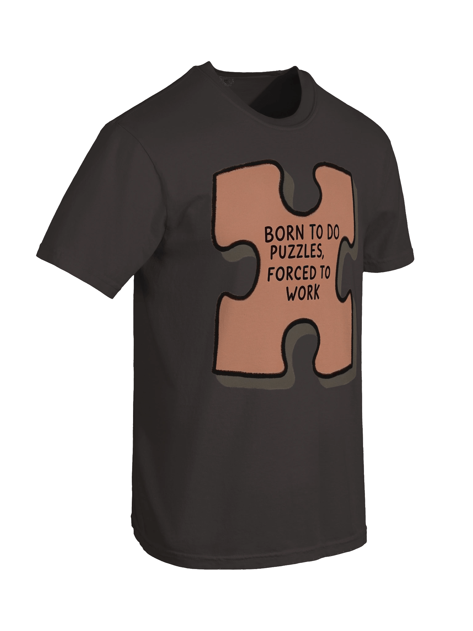 Born to Do Puzzles – Funny Puzzle Lovers Graphic Tee for Work & Play product image (8)