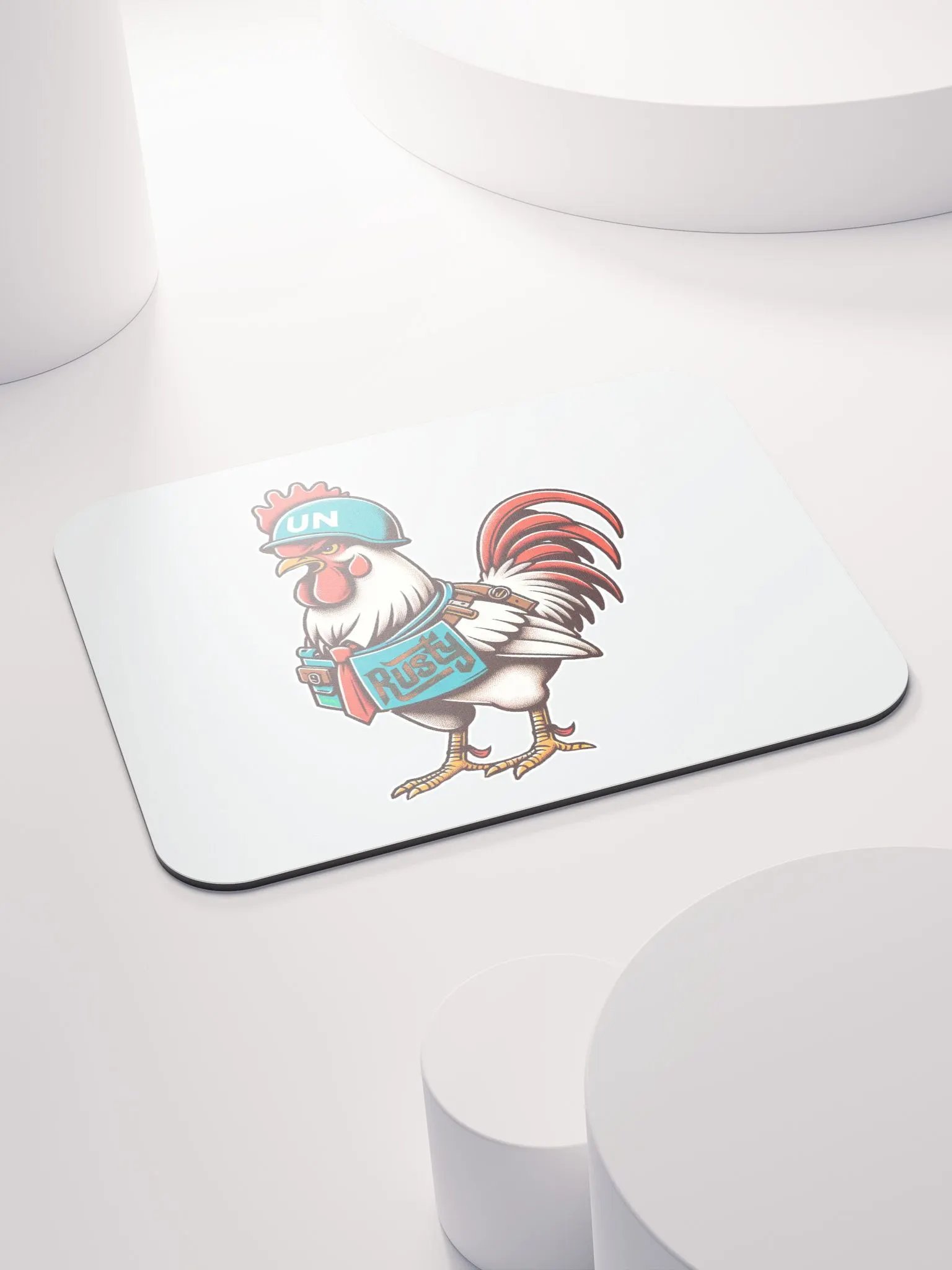 Rusty Rooster Classic Mousepad (Cigar-Free Edition) product image (4)