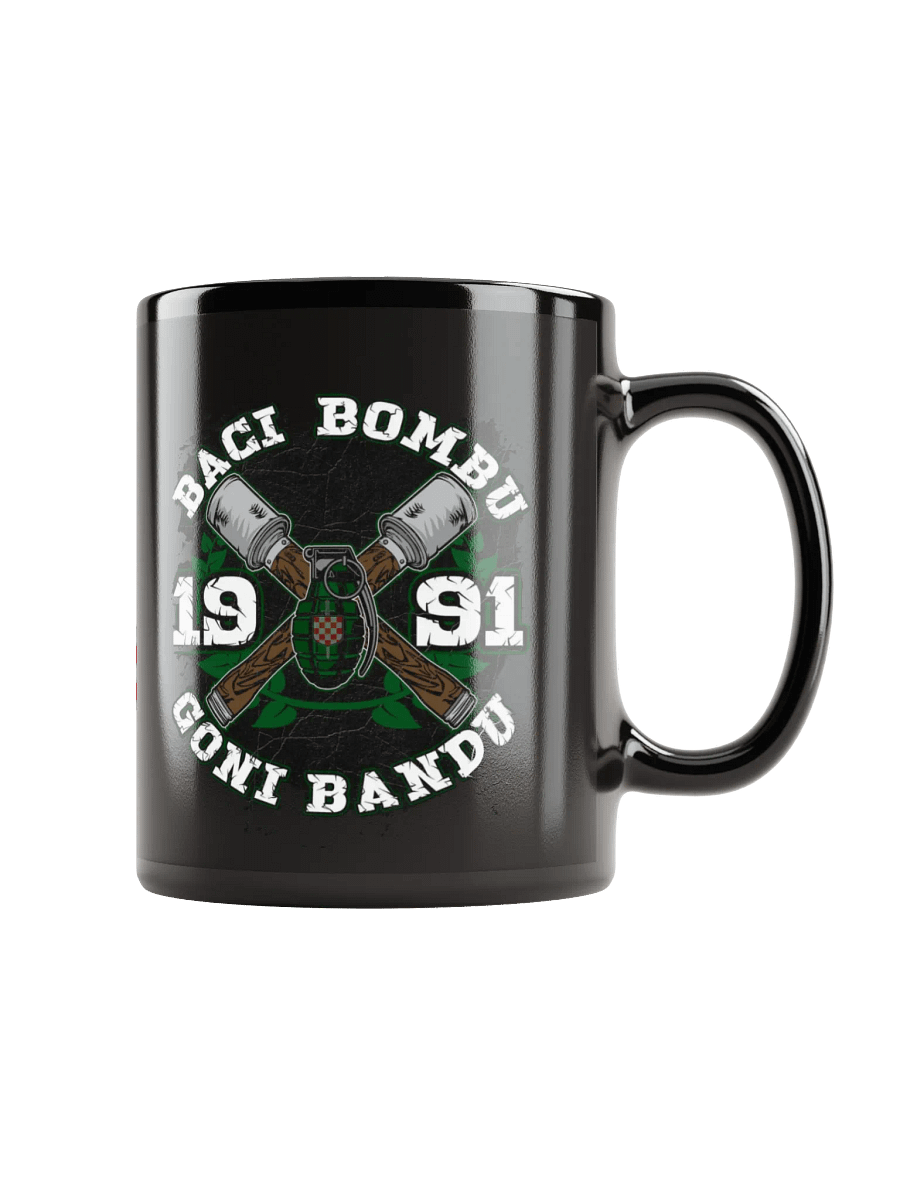 BACI BOMBU Emblem Black Glossy Mug product image (3)
