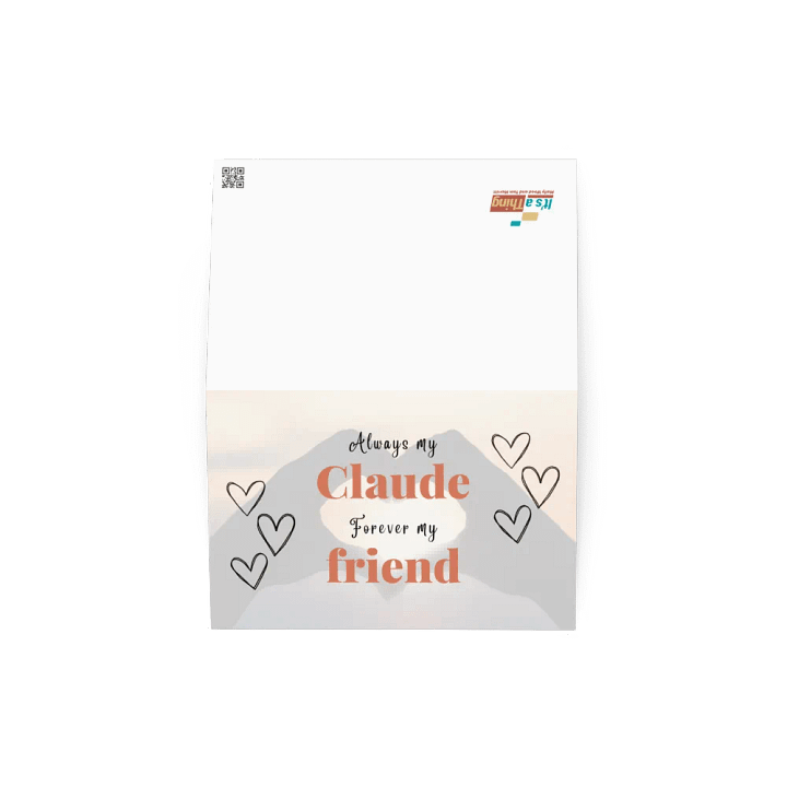 Claude Greeting Card product image (2)