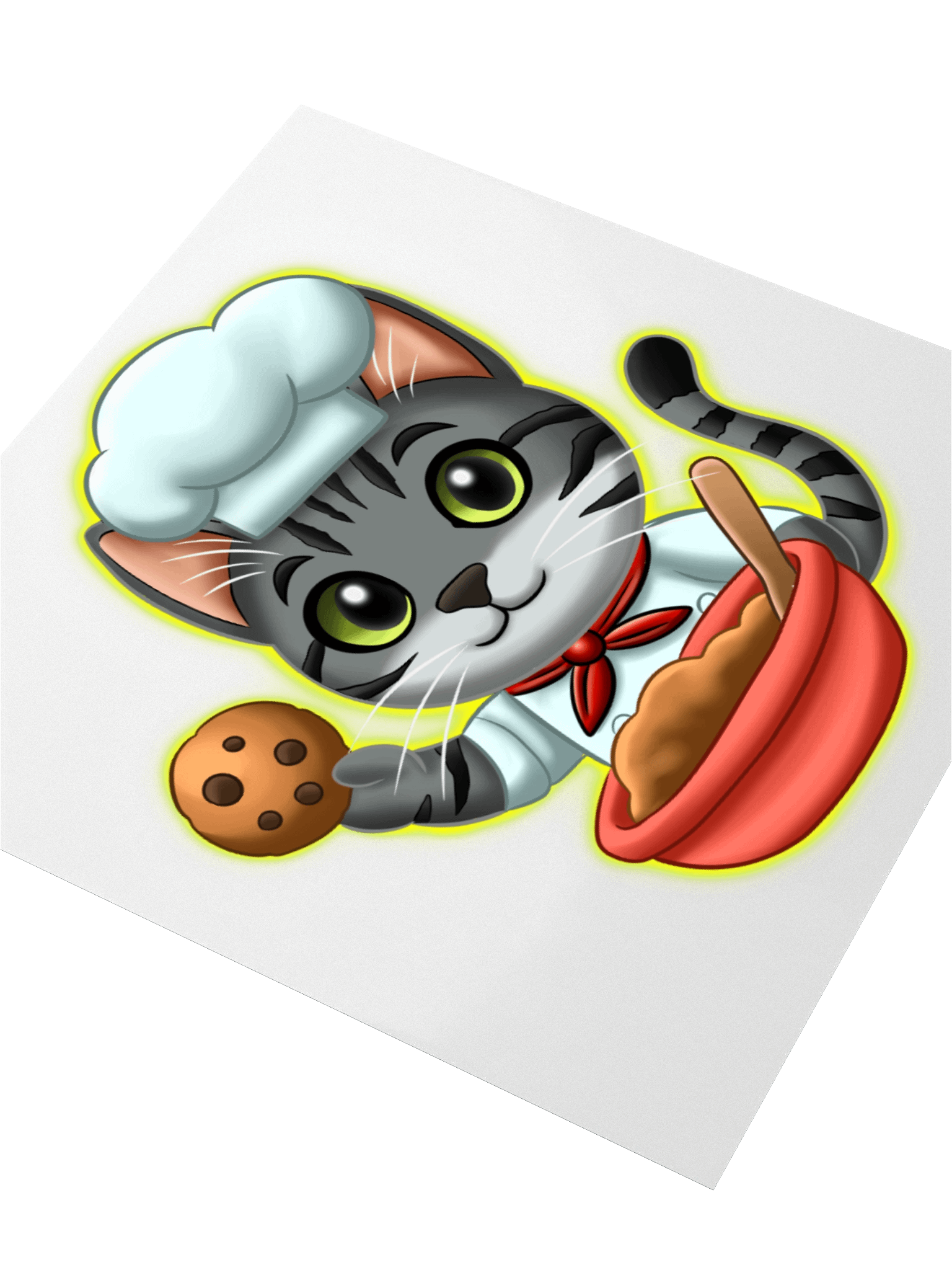 Pawsitive Baker Sticker product image (3)