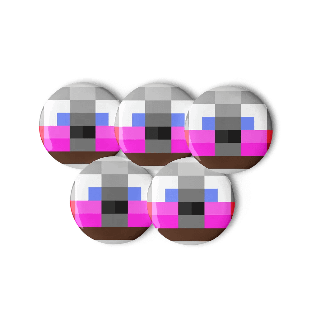 Funtime3Freddy3 Minecraft Skin Head Pin product image (11)