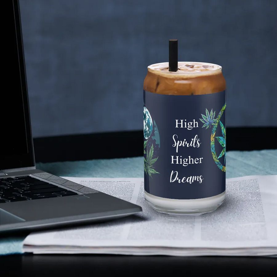Moonlit Cannabis Can Glass product image (33)