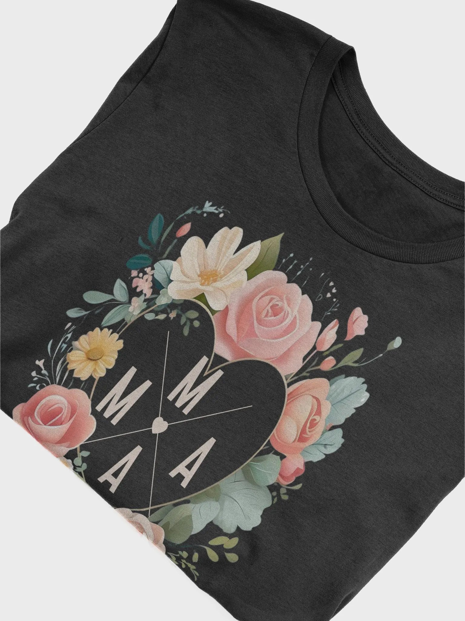 Mothers Day Floral Wreath Mama T-Shirt product image (4)