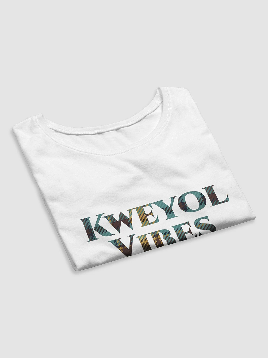 Kweyol Vibes Madras Crop Tee product image (7)