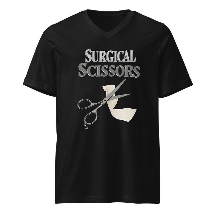 Surgical Scissors Graphic V-Neck Tee product image (1)