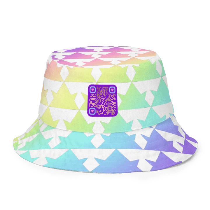Rainbow Reversible Bucket Hat product image (2)