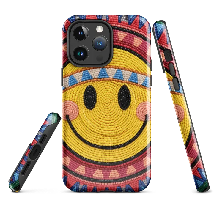 Smiley Face Faux-Beadwork iPhone® Case product image (4)