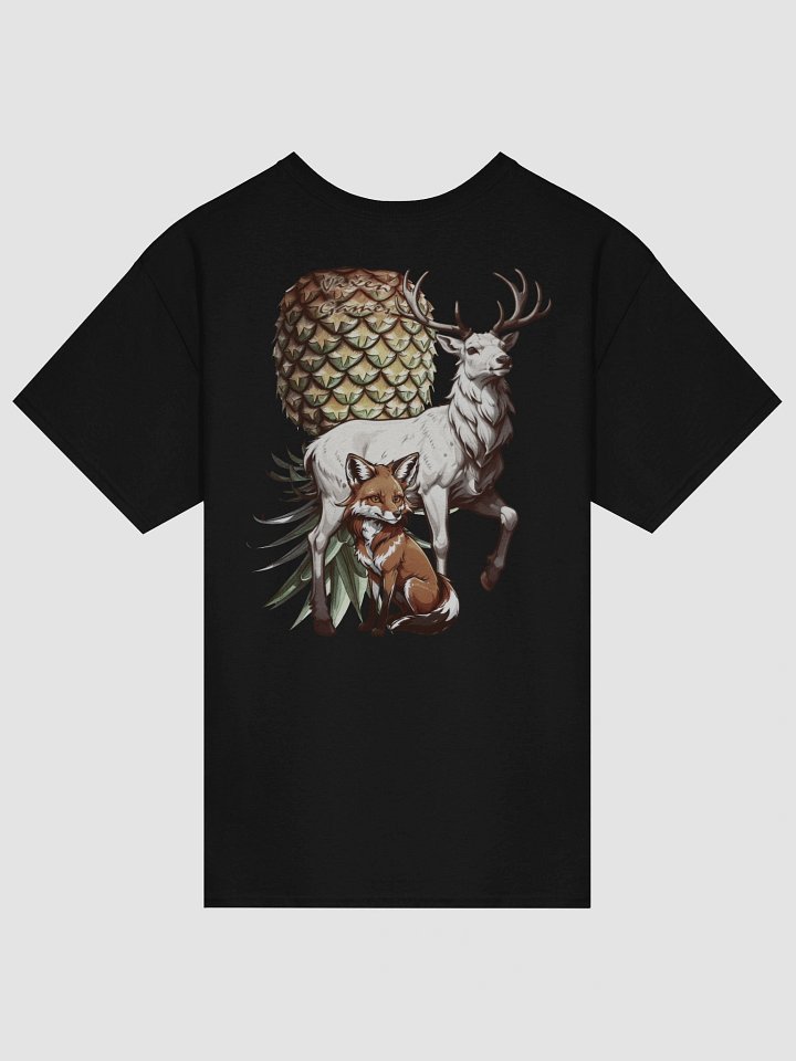 Unisex back print heavyweight Vixen and Stag Upside-down  Pineapple Tee product image (17)