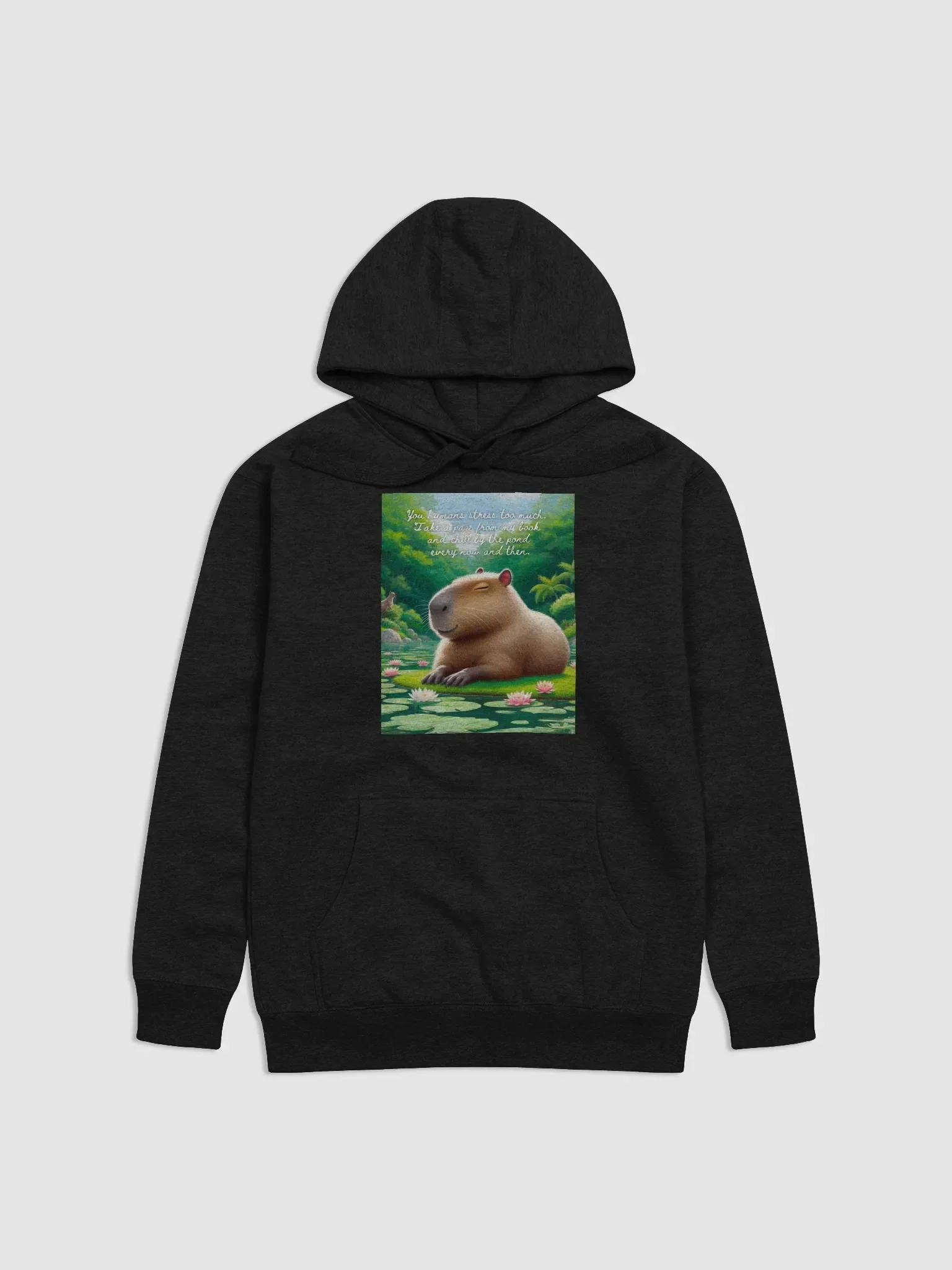 Capybara's Peaceful Advice Hoodie product image (1)
