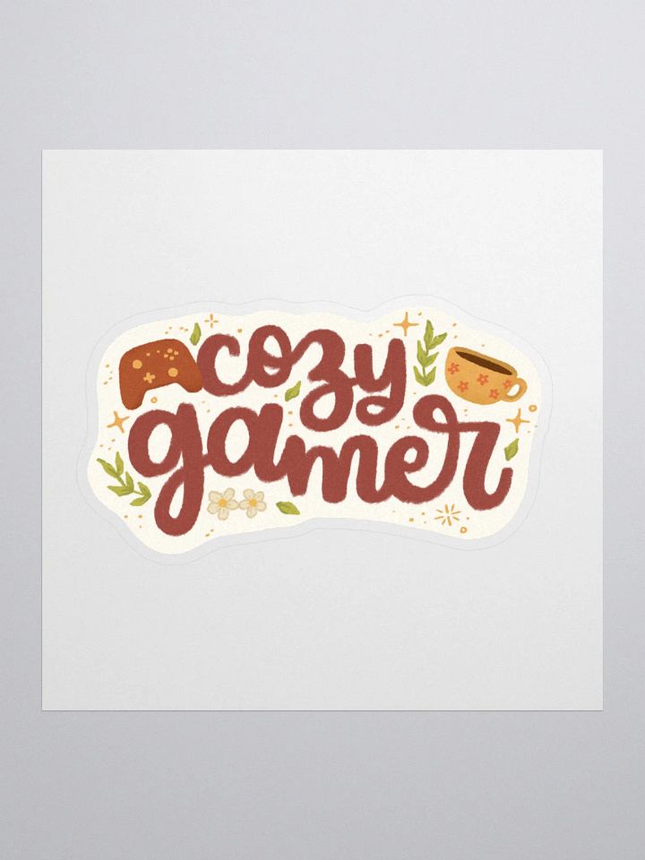 Cozy Gamer Sticker product image (1)