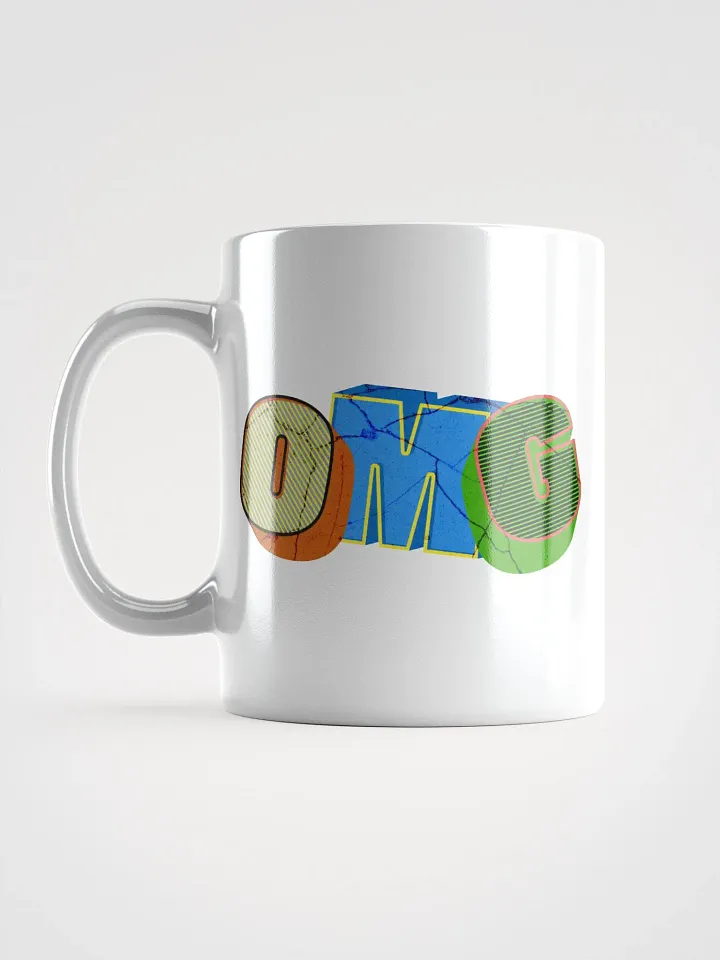 OMG Typography White Glossy Mug product image (1)