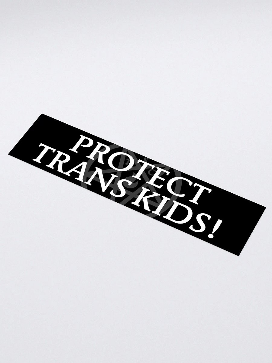 "Protect Trans Kids!" - Bumper Sticker product image (1)