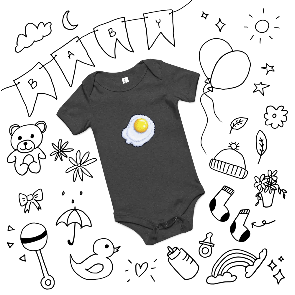 Pixel Egg Baby Onesie 🍳 product image (12)