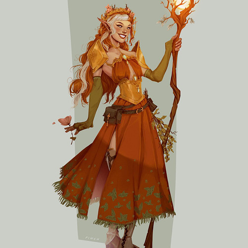 Comm submissions are open for April 30th deadlines! Form is in my bio x 

This is Aurelia, the eldarin druid, for Alyssa 🍁🍂 
...