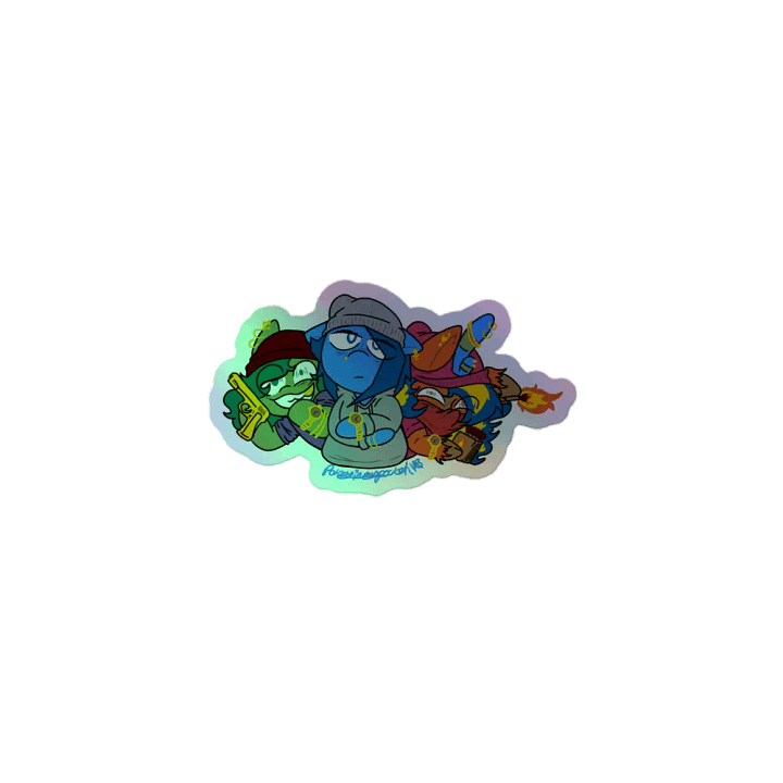2025 gangster ponies trio shiny sticker product image (1)