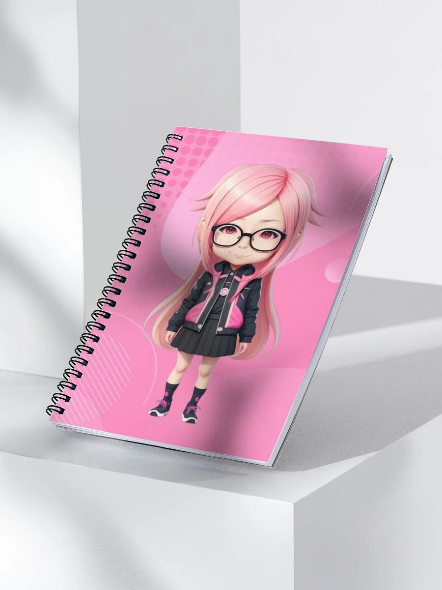 (PINK CHIBI) K Spiral Notebook product image (3)