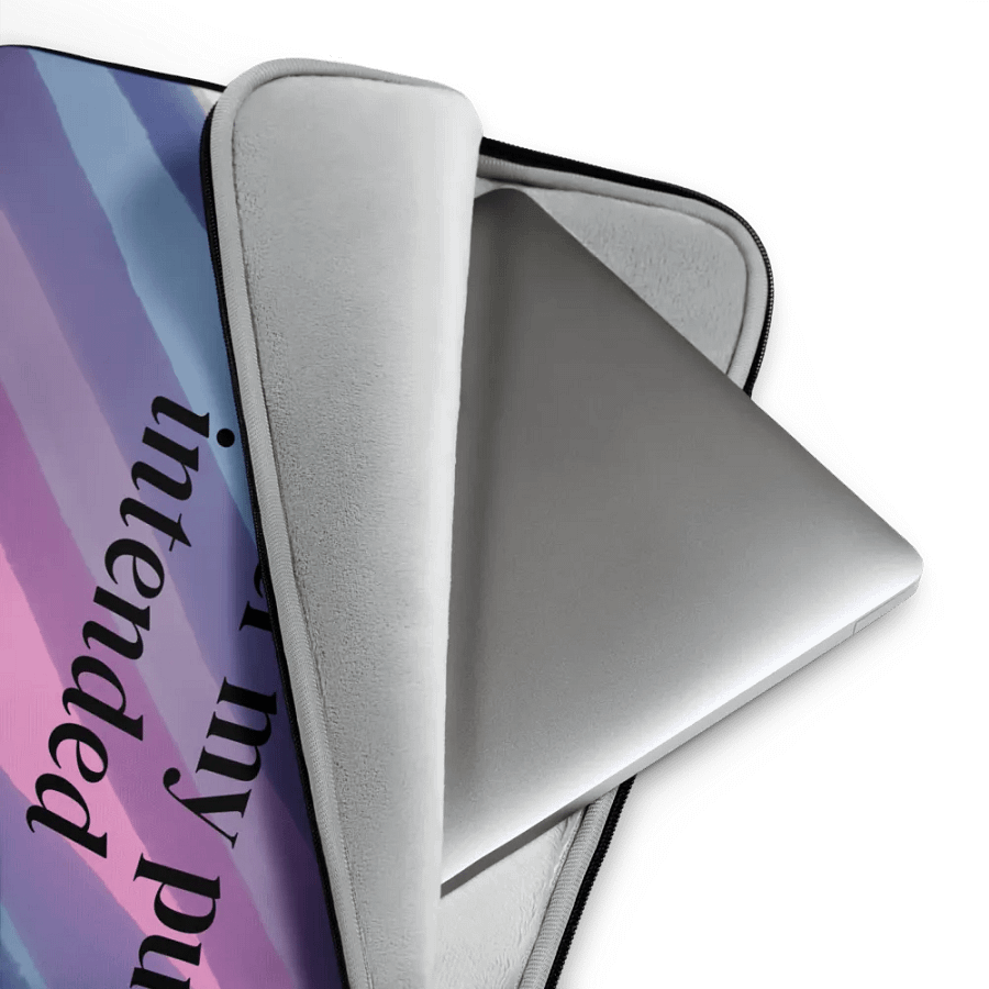 Intended Puns Laptop Sleeve product image (3)
