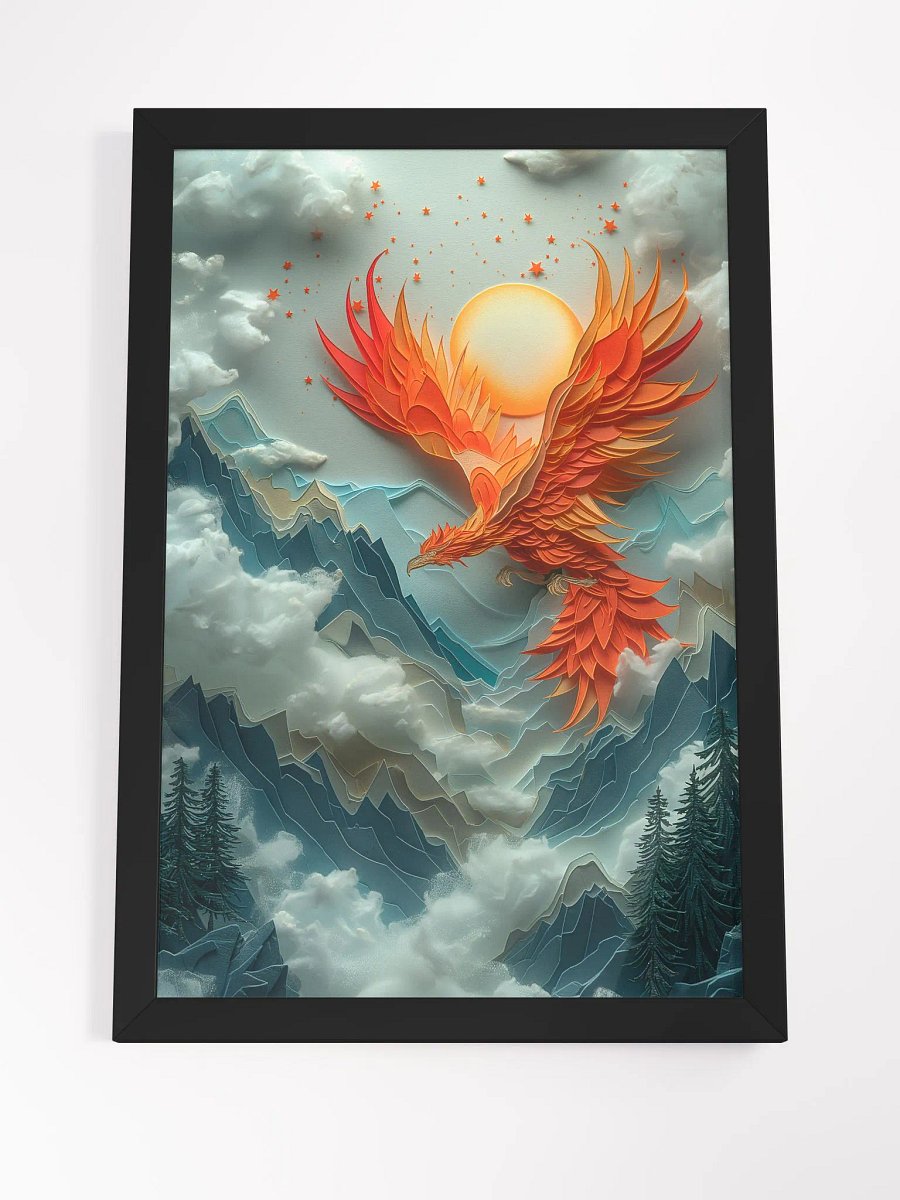 Fiery Awakening - Framed Posters for Elegant Interiors product image (4)