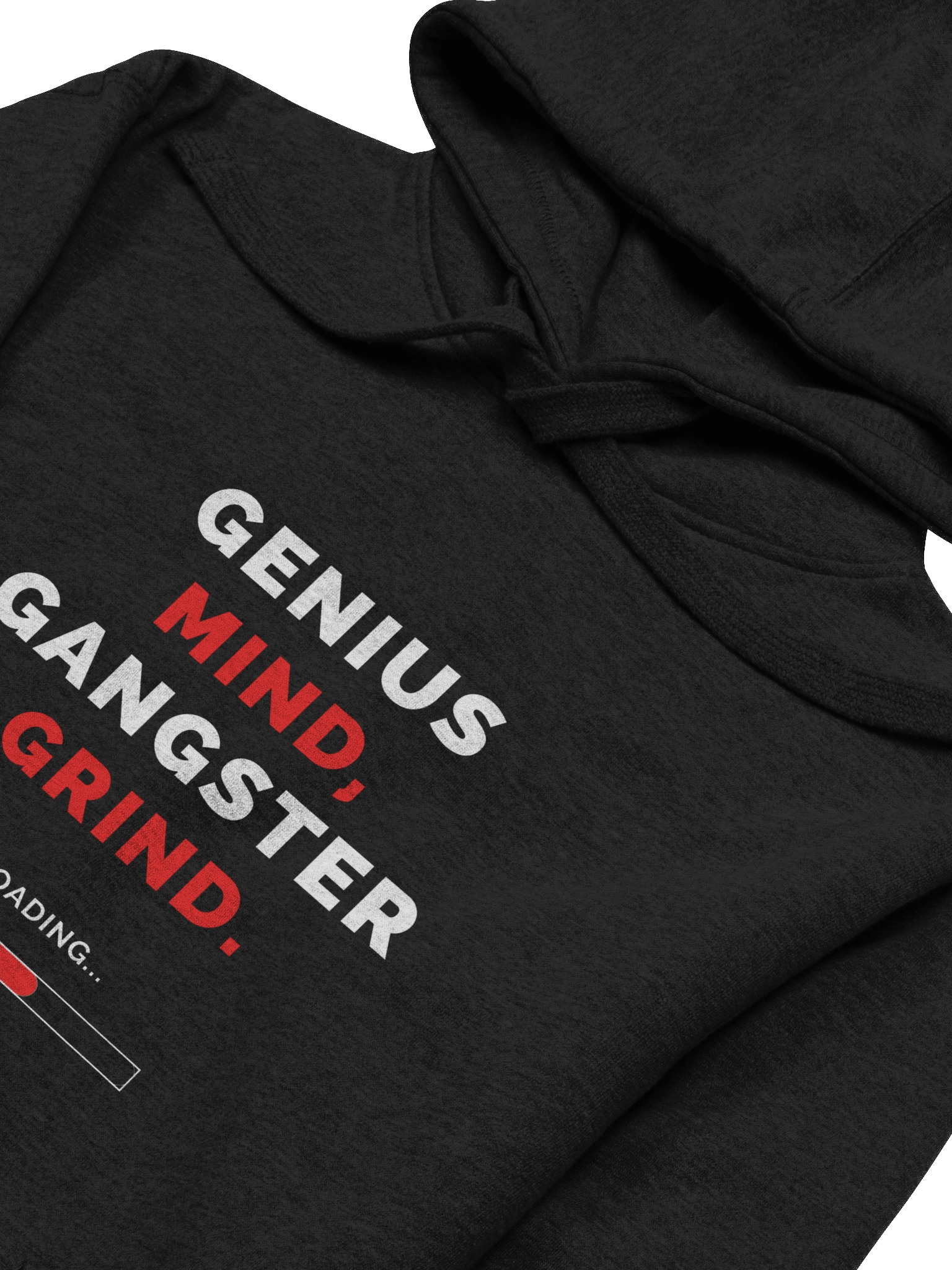 Genius Mind, Gangster Grind. Regular Fit Hoodie product image (3)