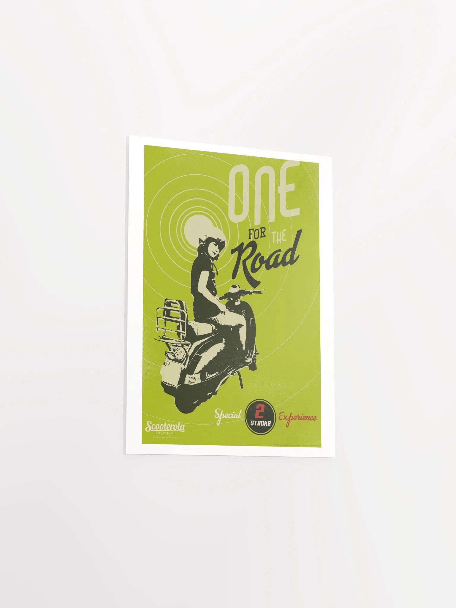 SC191029 One For the Road Vintage Scooterola Poster product image (3)