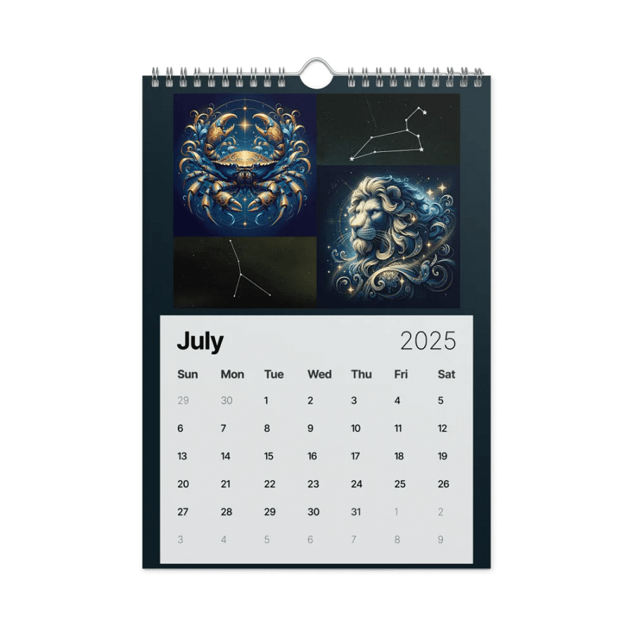 2025 Zodiac Calendar: A Celestial Fantasy Journey product image (8)