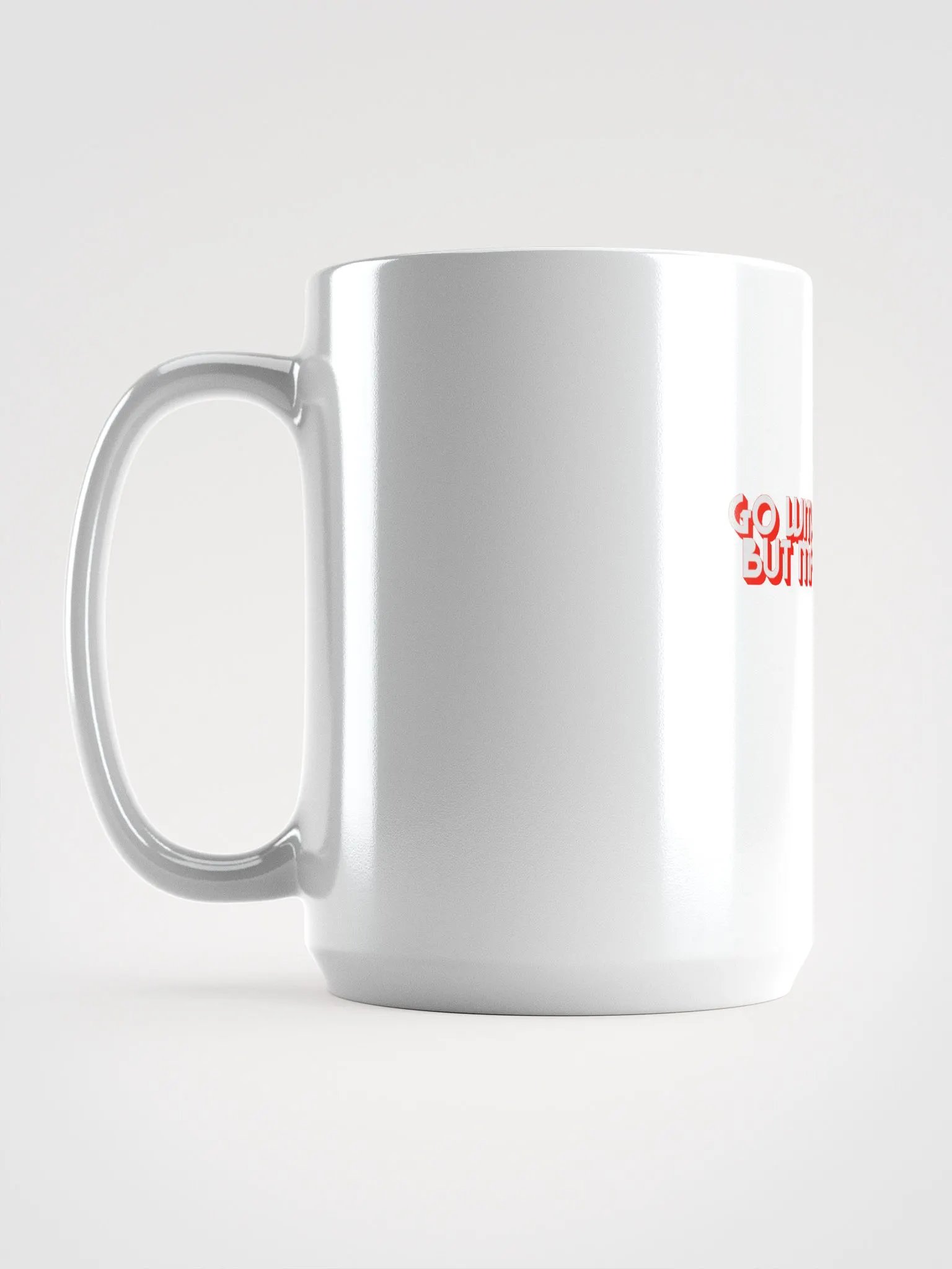 Go With the Flow White Glossy Mug product image (6)