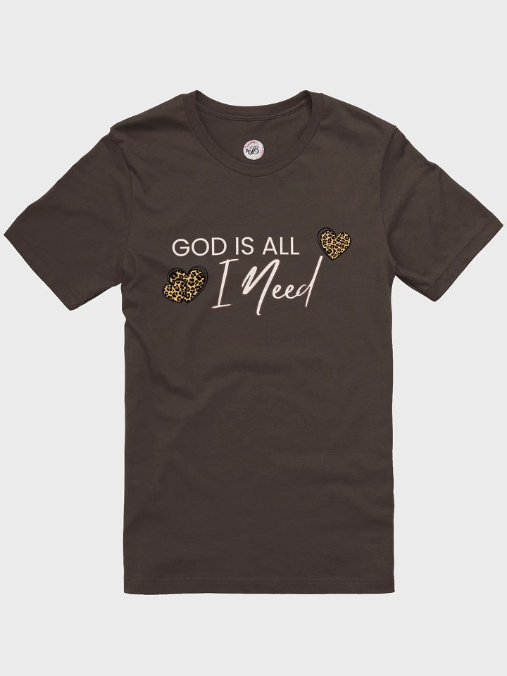 God Is All I Need Leopard T-Shirt product image (1)