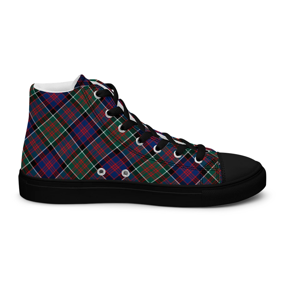 MacDonald Clanranald Tartan Men's High Top Shoes product image (14)
