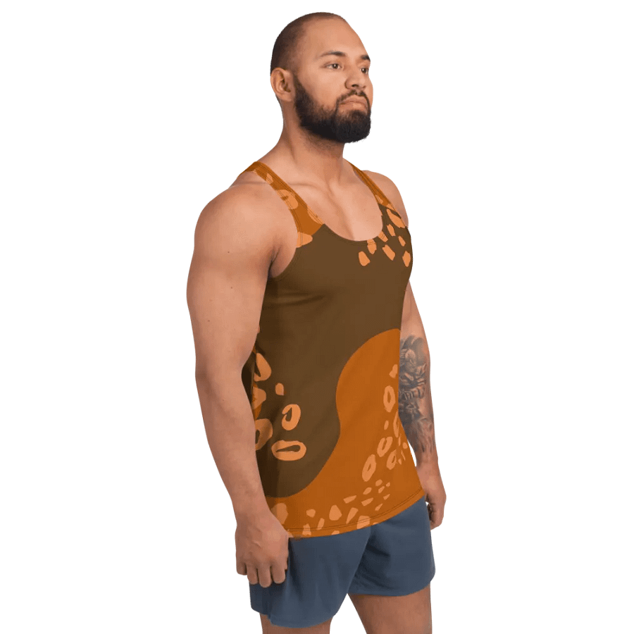 Wild Orange Camo All-Over Tank Top product image (3)