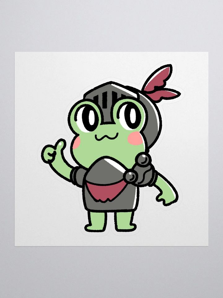 Croak Thumbs-Up! Sticker product image (1)