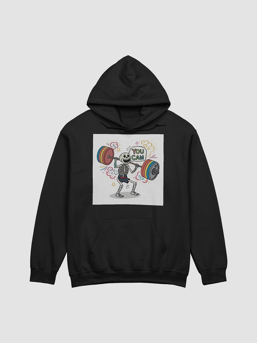 Rainbow Weightlifting Skeleton Hoodie product image (1)