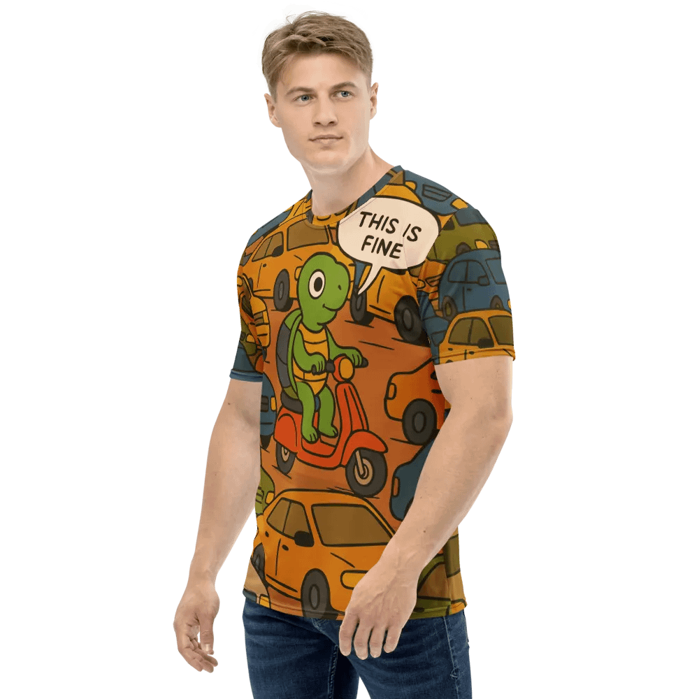 This is fine All-Over Print Tee product image (5)
