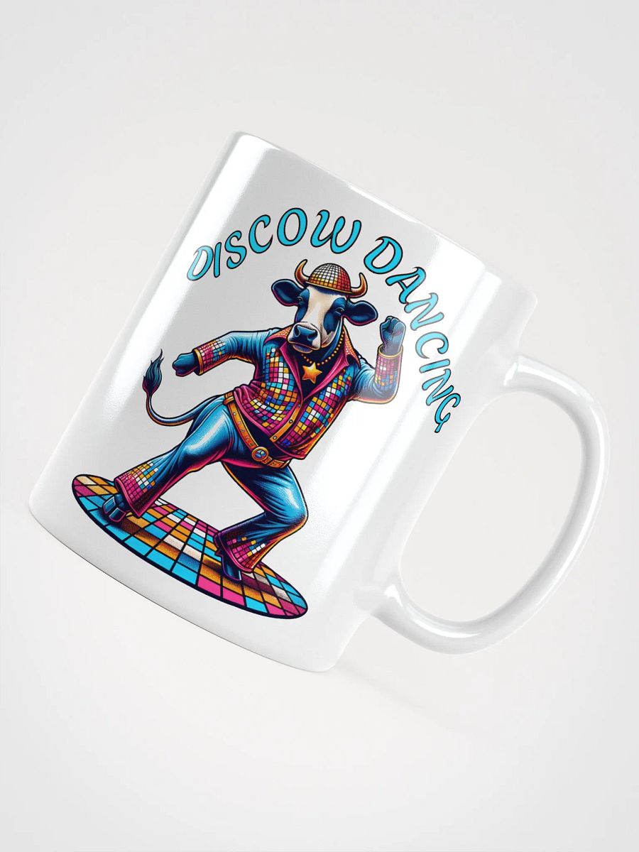 Colorful Disco Dancing Cow Mug - Fun and Funky Coffee Mug product image (10)