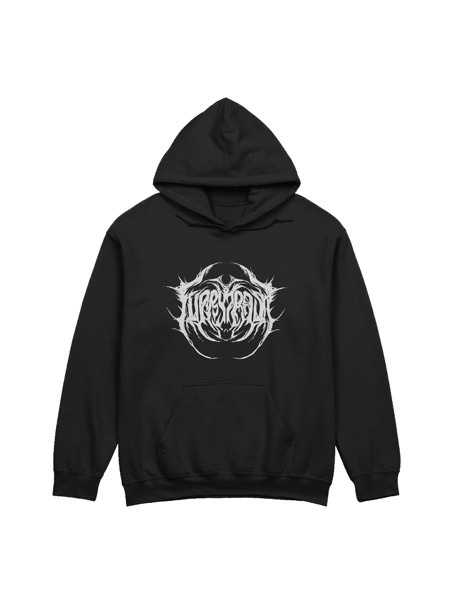 Furry Trash Hoodie – Metal Logo (White Print) product image (5)