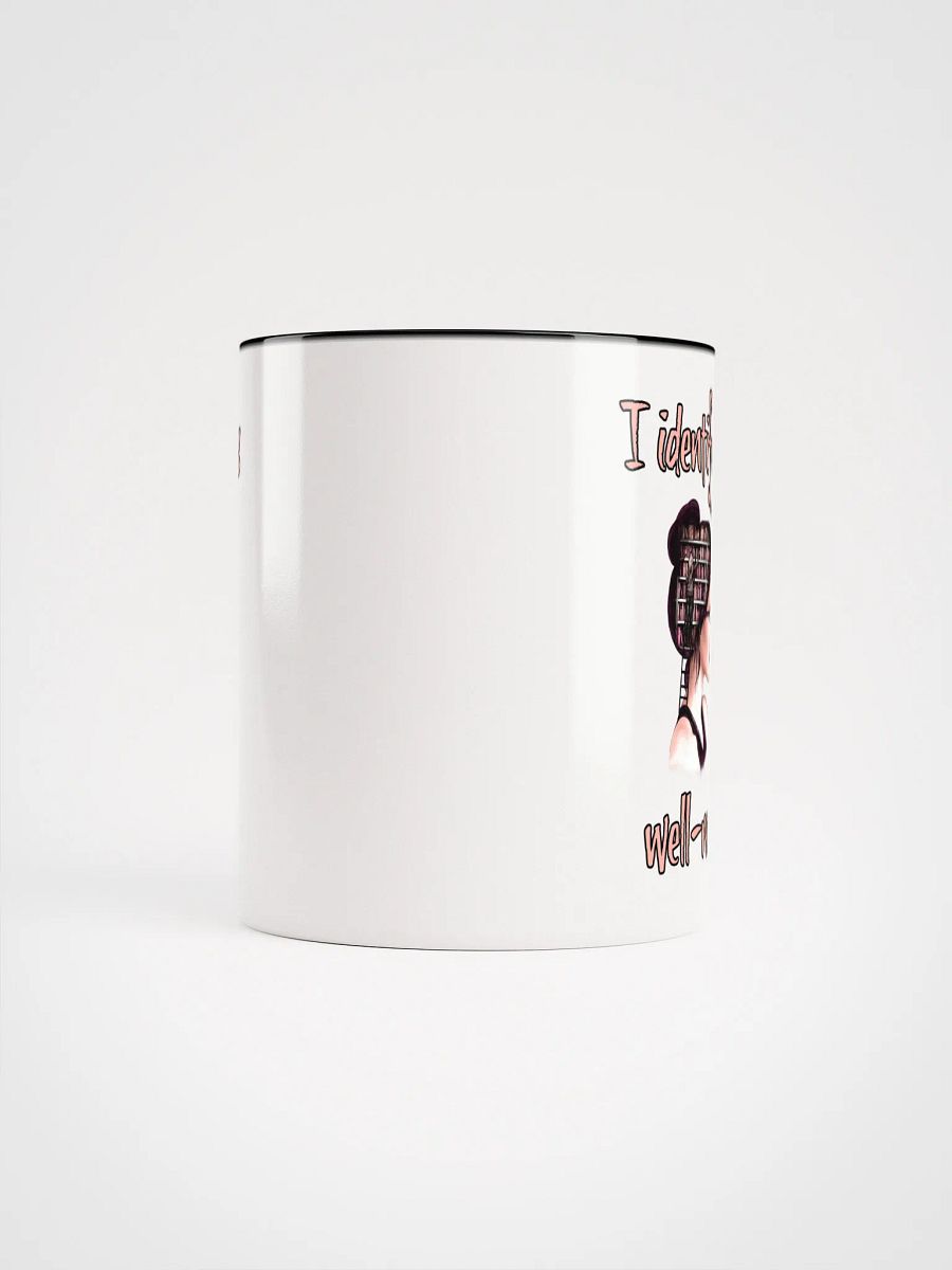 I Identify As Well-Read (Library In Her Head) Accent Mug product image (9)