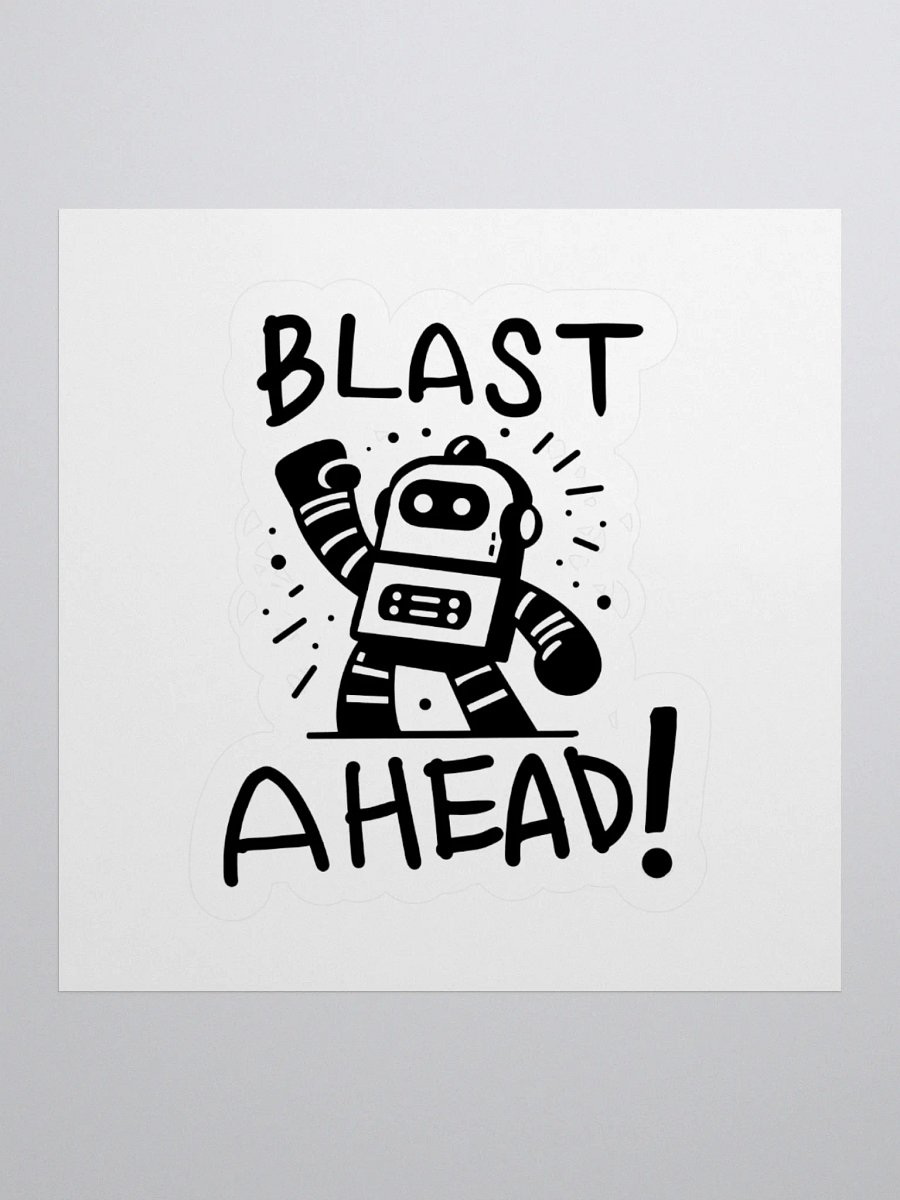 Blast Ahead Kiss Cut Stickers product image (1)