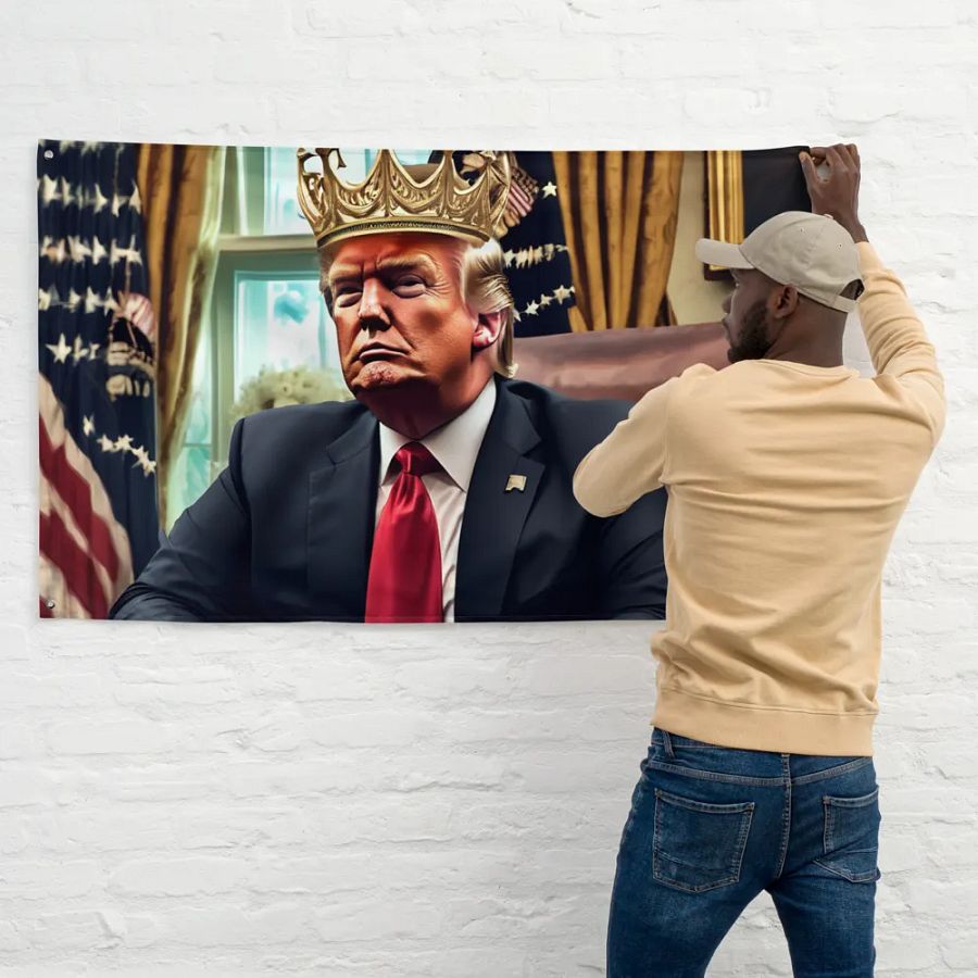 The King is the King Flag product image (11)