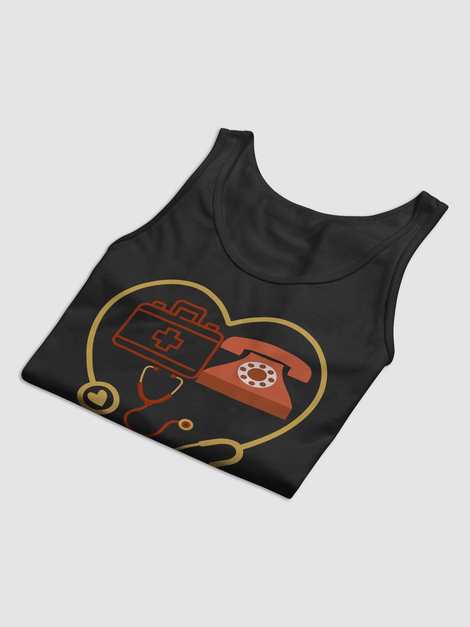 Dad Duty 24/7 On Call Heart Tank product image (16)