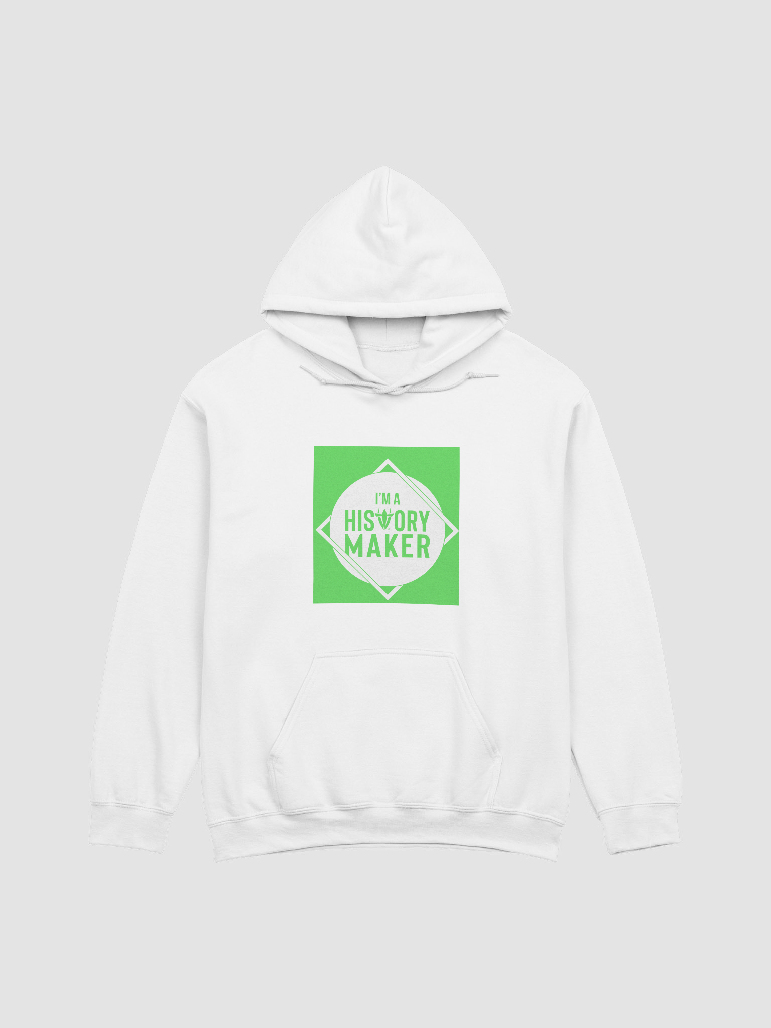 I'm a History Maker White Hoodie product image (1)